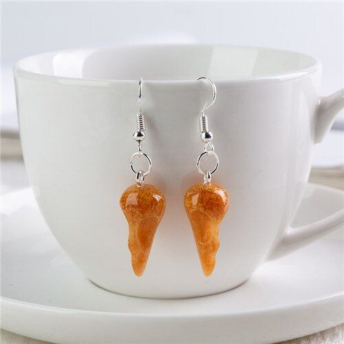 1pair  Women Earrings Resin Raven Head DropEarrings for Birthday Gift Child  Girls Teens Jewelry