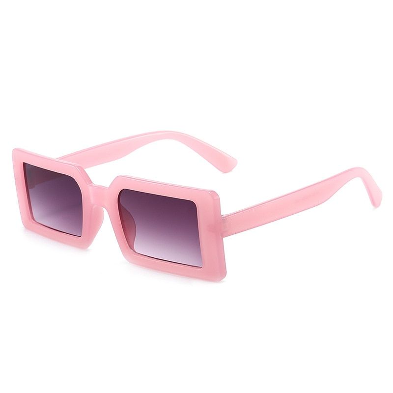 European Style Fashion Square Frame Street Photography Glasses Ladies Sunglasses