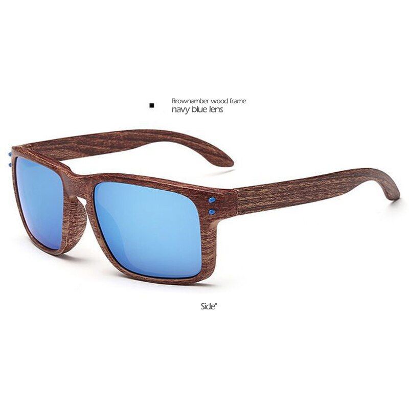 Wood 0709 holb C9wood Sunglasses Mens retro de sol brand Sun glasses Square Women men brand Designer Glasses mirror colorful