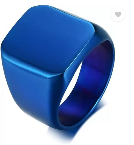 Ring for Men and Women Titanium Steel Ring Square Ring for Men Alloy, Steel Platinum Plated Ring - Ring For Men - Ring For Men