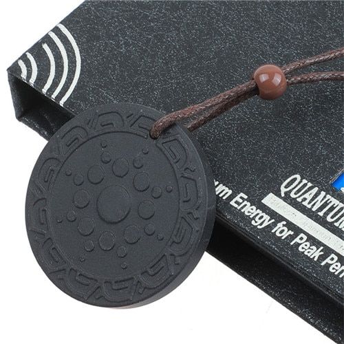 New Living Heart Stone Necklaces Quantum Pendant Health Energy Charm 3000CC Negative Ions Gift Africa Necklace for Man/Women