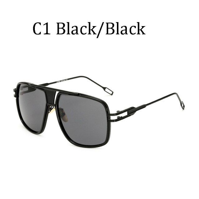 615 C12021 Luxury Brand Women mach one Sun Glasses Oversized Men Sunglasses Square retro Oculos de sol Male UV400 Mirror Eyewea