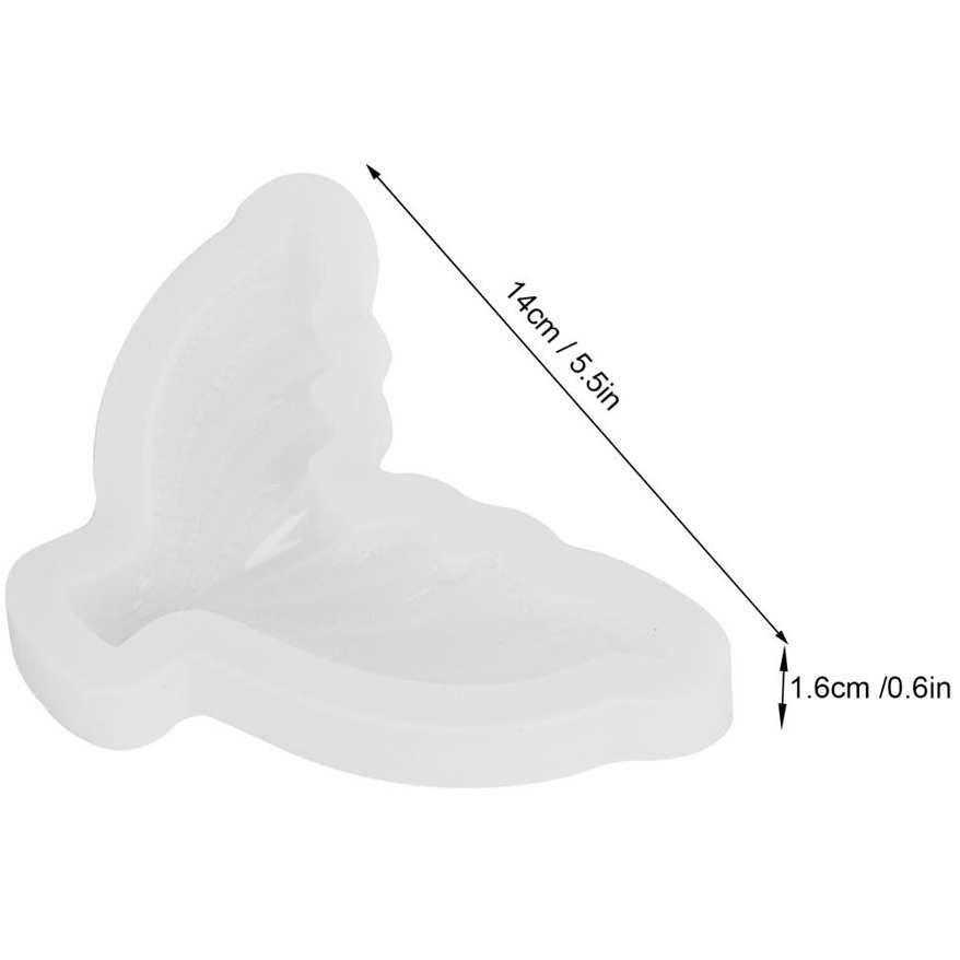 Fan Shape Fish Tail Silicone Mold DIY Art Crafts Pendants Cake Making Tool