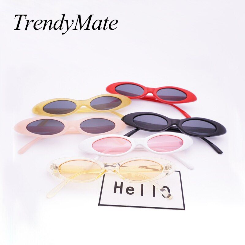 Yellow Frame YellowNew Fashion Small Round Sunglasses Women Brand Vintage Eyeglasses Metal Frame HD UV400 Lens Sun Glasses Shades Eyewear 1453T