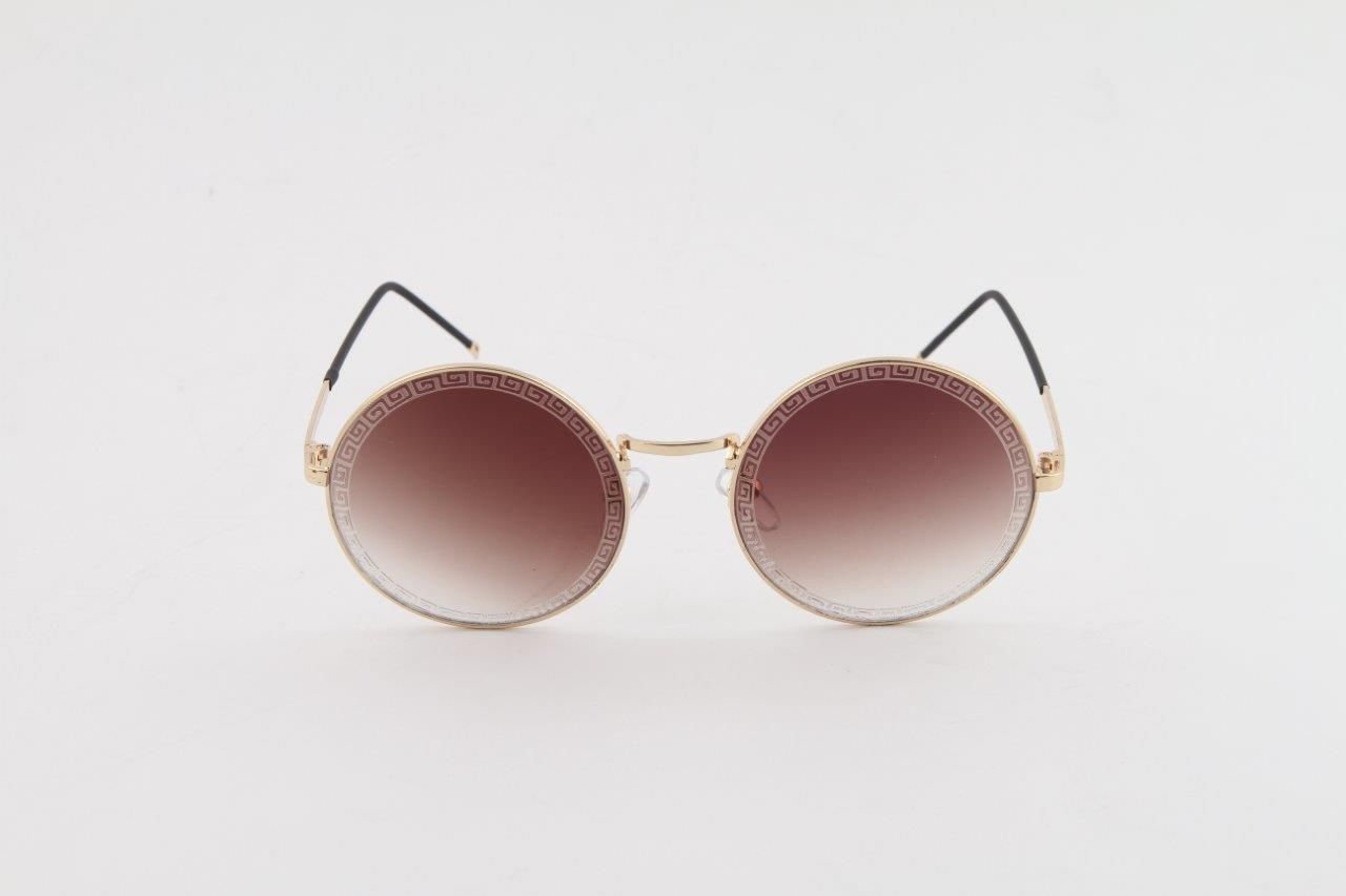 brown metal sunglass for men