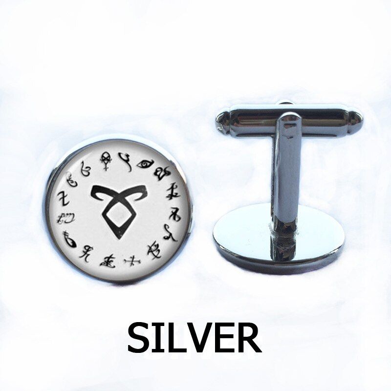 1 unids hunters Rune Shadowhunter city necklace necklace crystal necklace bones Cabochon HZ1