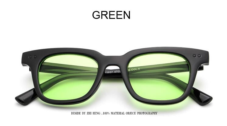 GreenHot Fashion Sunglasses Women Men Brand Sun Glasses South Korea Music Star Style Retro Sunglasses Red Mirror Eye Glasses