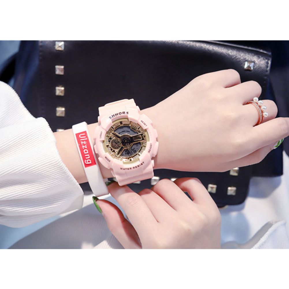 Fashion ple Waterproof Sport Electronic Wristwatch