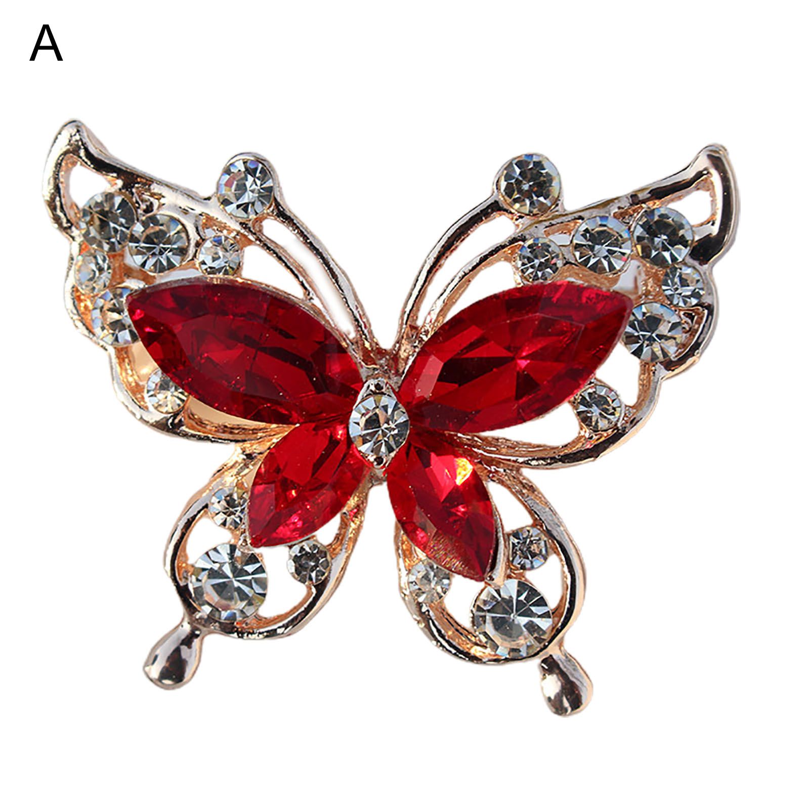 Brooch Rhinestone Porle Clothes Pin