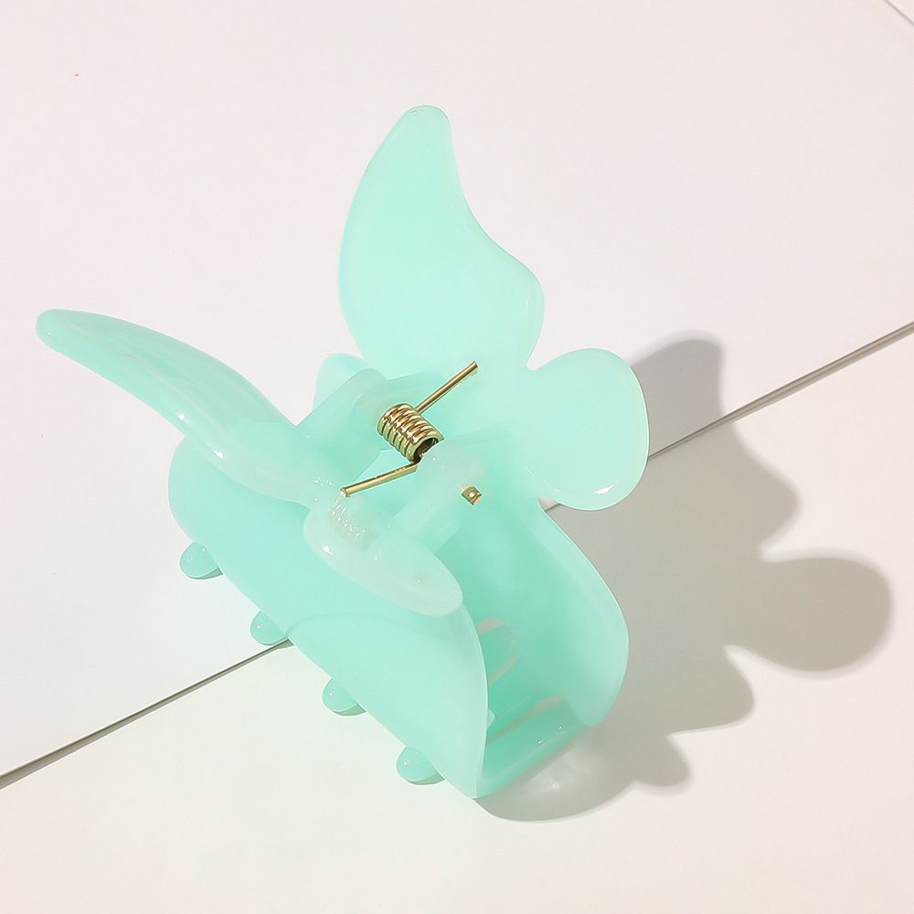 Korean Acrylic Resin Butterfly Hairpin Geometric Hair Claws Women Hair Clips Hair Catch Barrettes For Hair Accessories