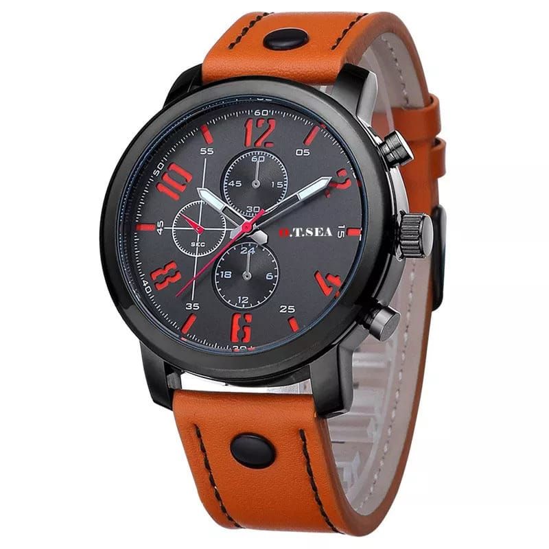 Mens Watch Fashion Military Quartz Watches For Man Top Brand Luxury Leather Sport Wristwatch Male Clock Relogio masculino
