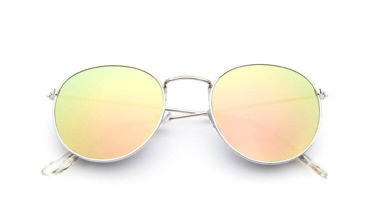 C122019 Luxury Mirror Sunglasses Women/Men Brand Designer Lady Classic Round Sun Glasses UV400 Outdoor Oculos De Sol Gafas