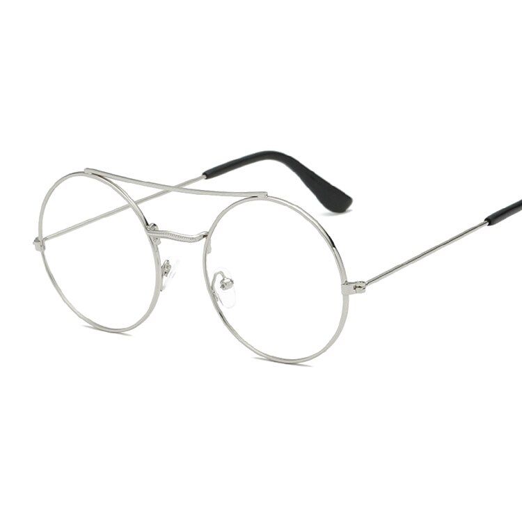 SilverTransRetro Round Sunglasses Women Female Vintage Hip Hop Red Sun Glasses Retro Sunglass Lady Luxury Brand Eyewear