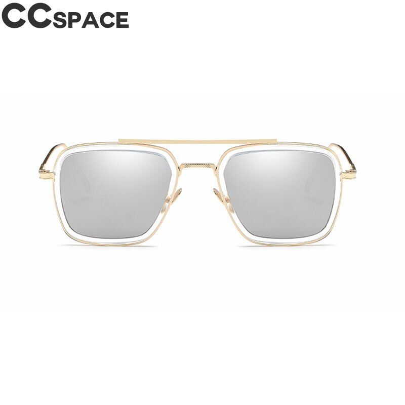 clear silver47779 IRON MAN Sunglasses Endgame TONY Matsuda Steampunk Sun Glasses Men Women Retro Shades UV400 Brand Glasses