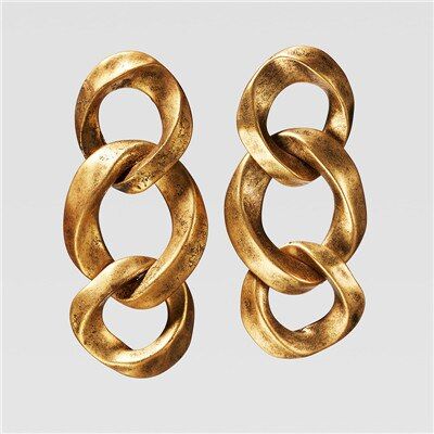 2019 ZA Gold Color Chain Bracelet for Women Fashion Lady Bangle Metal Maxi Charm Chunky Bracelet Double Eleven Gift