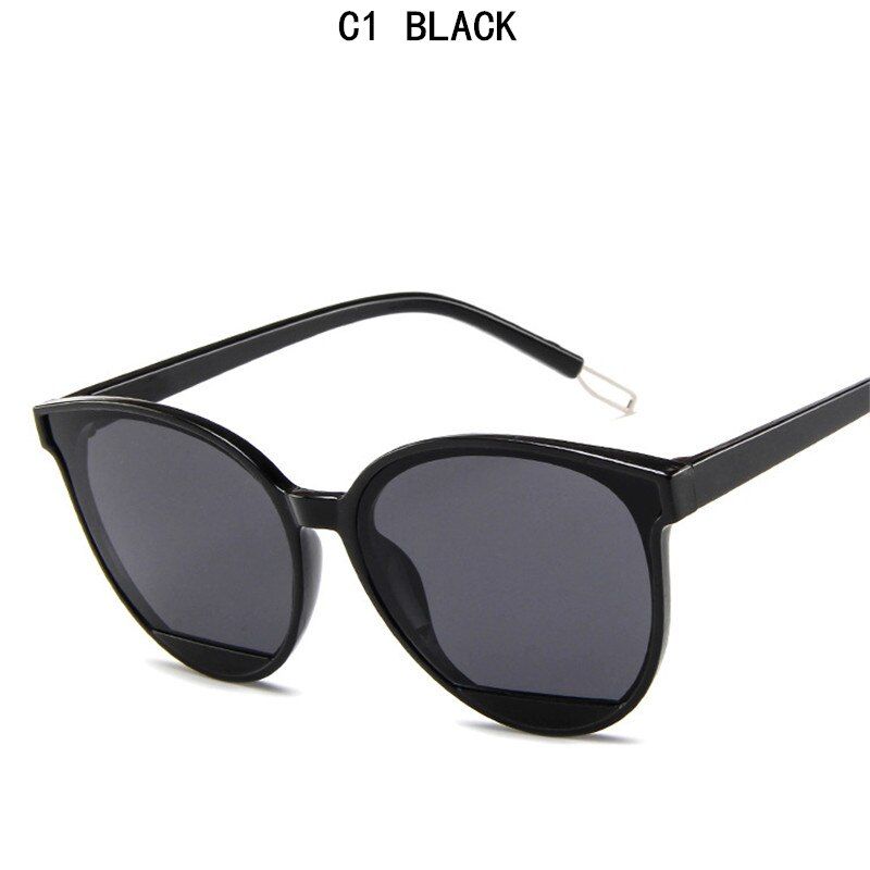 BlackNew Arrival 2020 Fashion Sunglasses Women Vintage Metal Eyeglasses Mirror Classic Vintage Oculos De Sol Feminino UV400