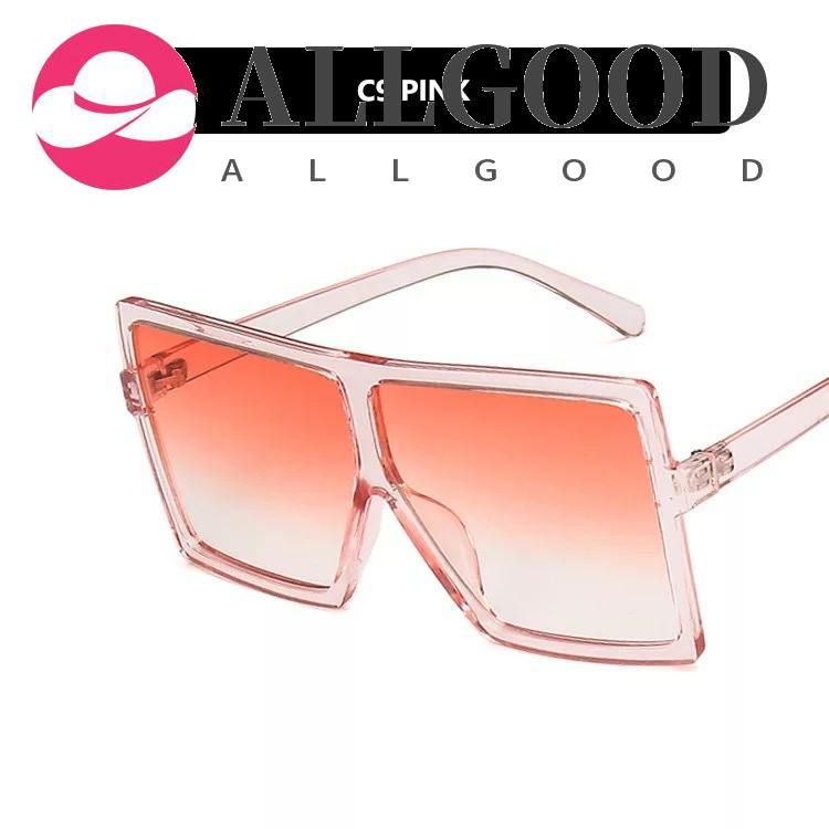 Hot selling European and American retro big frame sunglasses trendy sunglasses frame metal hinge