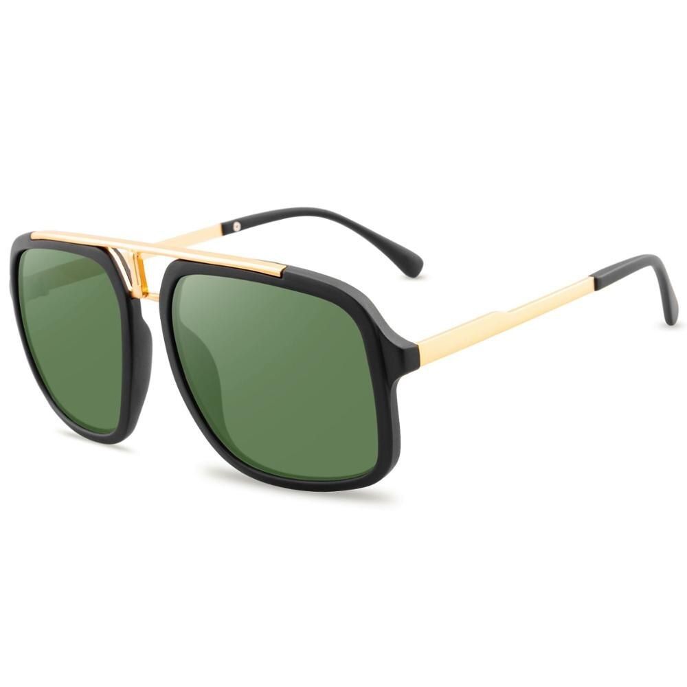greenGIFANSEE Sunglasses Men UV400 Polarized women Square Brand Fashion Male Sun Glasses fishing Driving shades female luxury