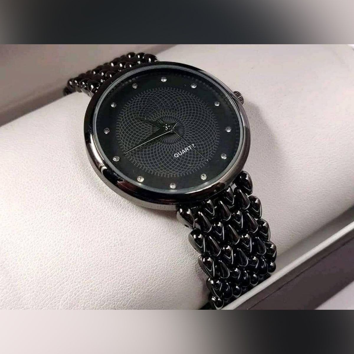 Exclusive Stainless steel Ladies Watch - Black