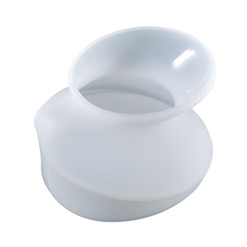 Crystal Epoxy Mold Drain Design Lotus Leaf Soap Storage Box Silicone Mold