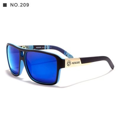 KDEAM  Classic Fashion Men Polarized Sunglasses PC+Metal Frame Strengthen TAC Mirror Anti-Glare Driving Sun Glasses UV400 K3-NO.209