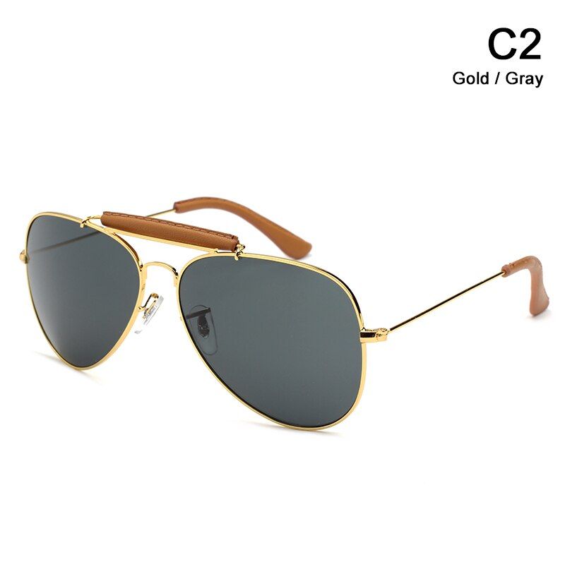 JackJad Vintage 3422 OUTDOORSMAN CRAFT Style Sunglasses Quality Optical Glass Lens Brand Design Sun Glasses Oculos De Sol UV400