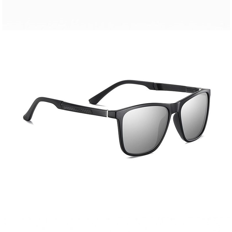 AOFLY BRAND Polarized Men's Sunglasses Aluminum magnesium Temple Anti-Glare Mirror Lens Driving Square Sun glasses Male UV400