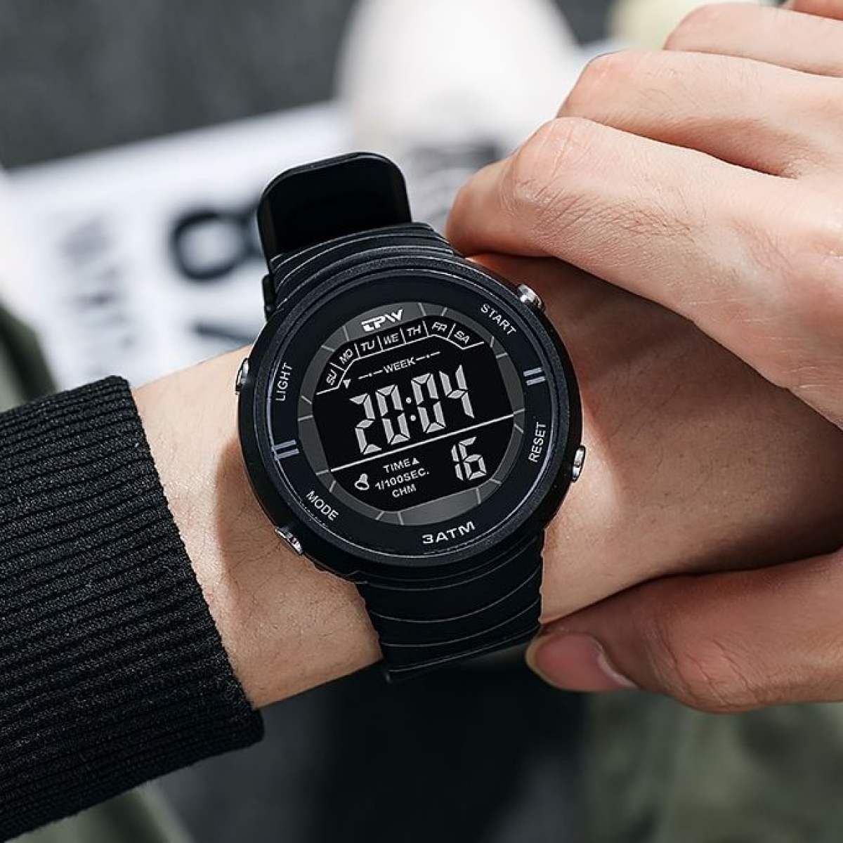 NEW LASIKA W-F110 Water Resistance Silicon Digital Watch for Men