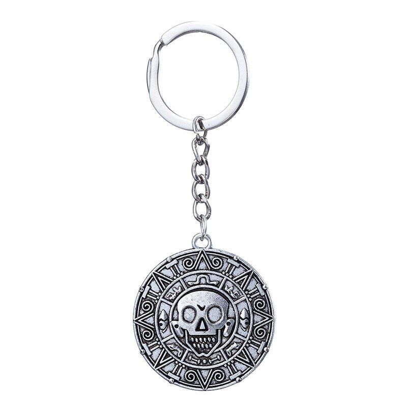 20pcs/lot Wholesale Fashion Jewelry Antique Charm Aztec Coin Pendant Necklace Pirates of the Caribbean
