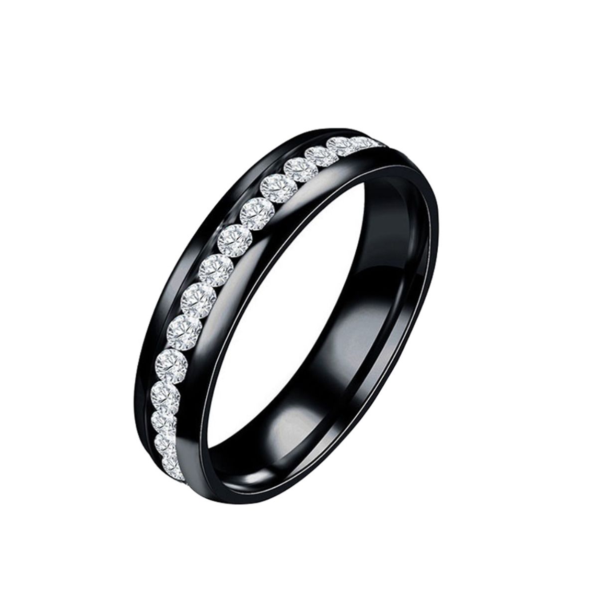Health Care Weight Loss Fat Burning Slimming Magnetic Ring Rhinestone Jewelry