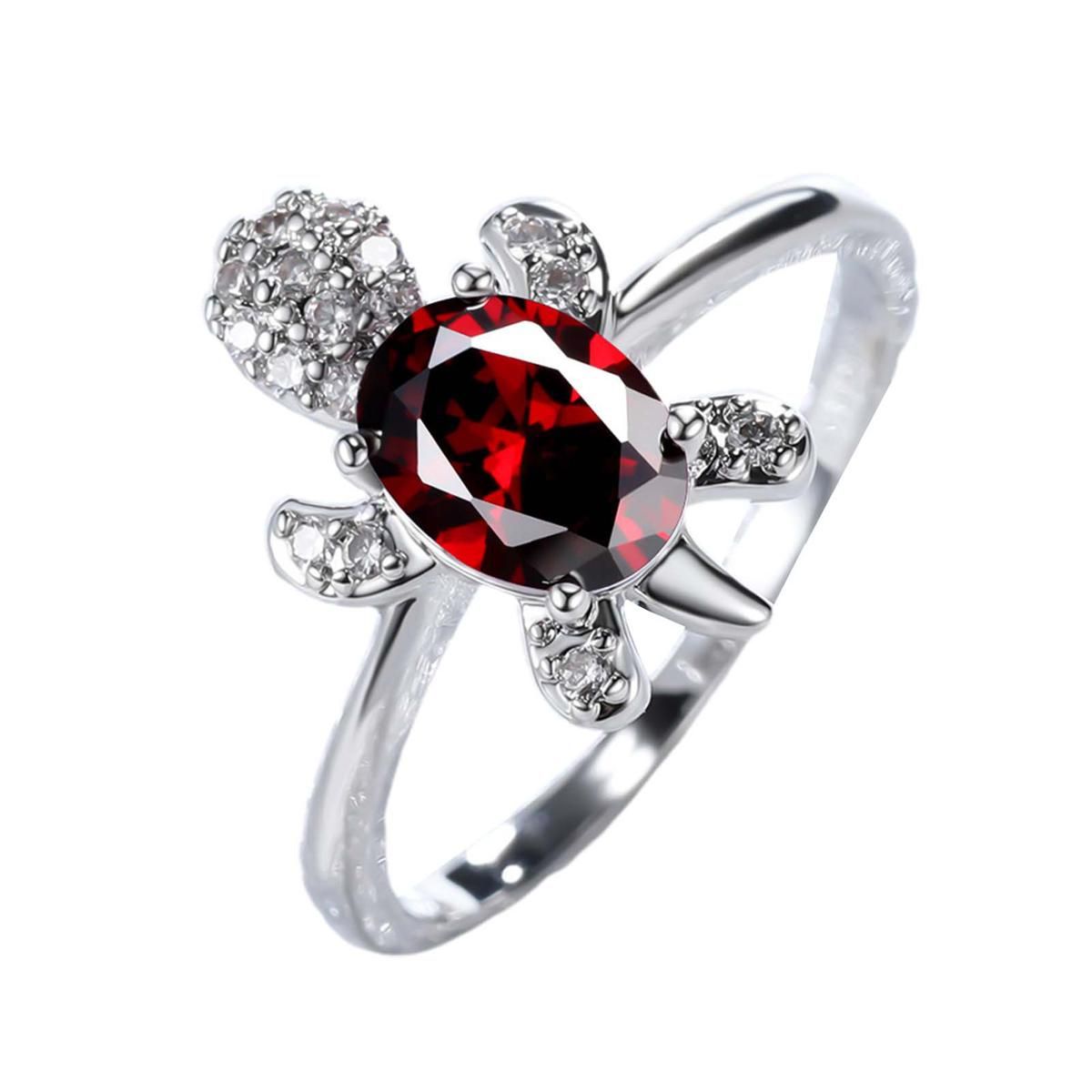 Couple Ring Turtle Shape Cute Bright Luster Ring