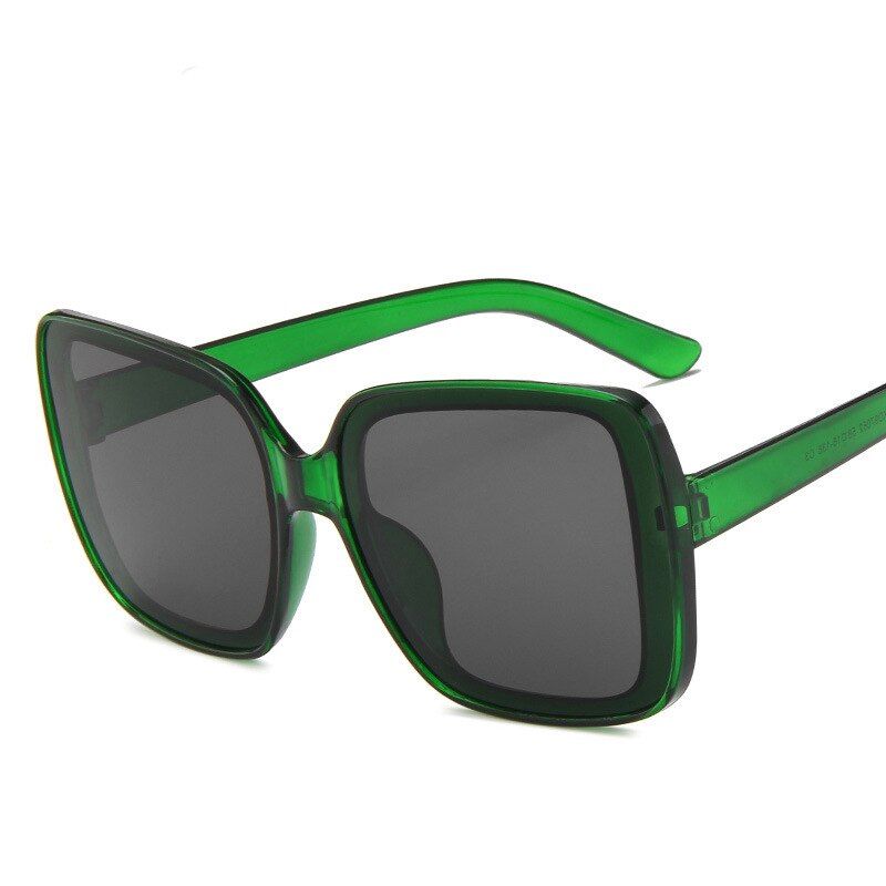 GreenGrayLEONLION Square Sunglasses Women 2020 Vintage Oversized Women Sunglasses Retro Mirror Sun Glasses Luxury Brand Female Eyewear