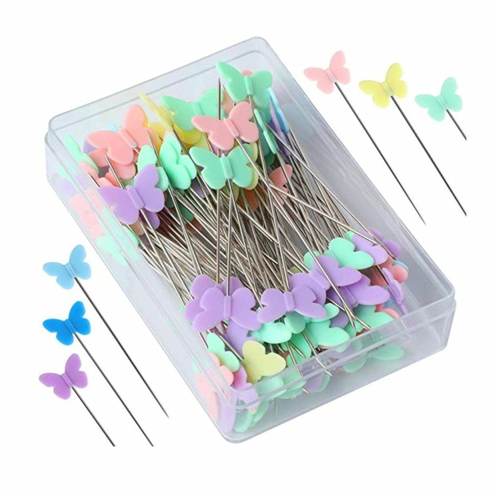 100pcs Sewing Tools Manual DIY Tools Fixed Pin Button Pin Patchwork Pin