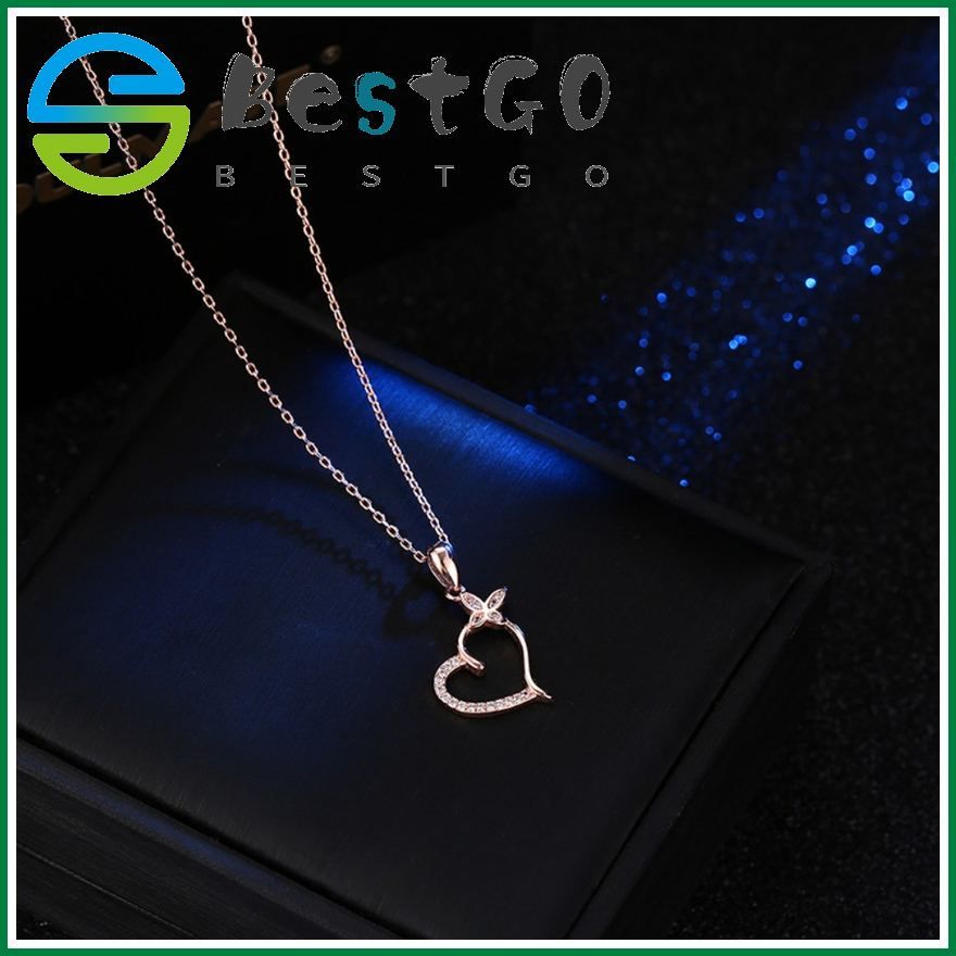New Love Butterfly White Copper Necklace Christmas Jewelry Necklace
