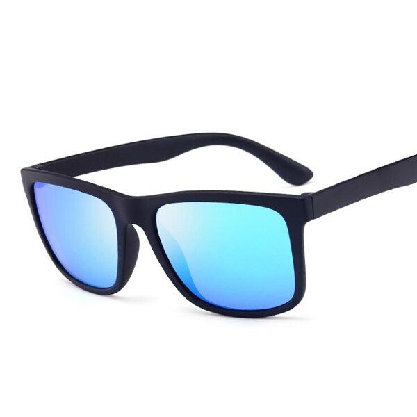 Blue Blue2021 Brand Designer Multi Color Square Polarized Sunglasses Mens Driving Sun Glasses Men Women UV400 Oculos Gafas Masculino