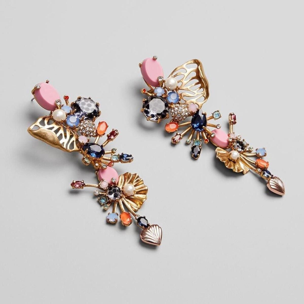 Best lady Trendy Sequins Drop Earrings for Women Wedding Metal Geometric Girls Party Earrings  Statement Earring Christmas Gift
