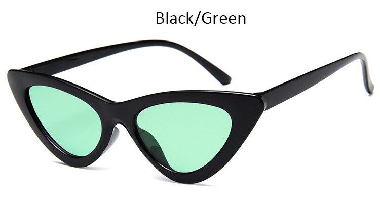 Black Greensun glasses for women 2019 Leopard Cat eye women sunglasses classic Vintage Black Ladies eyewear
