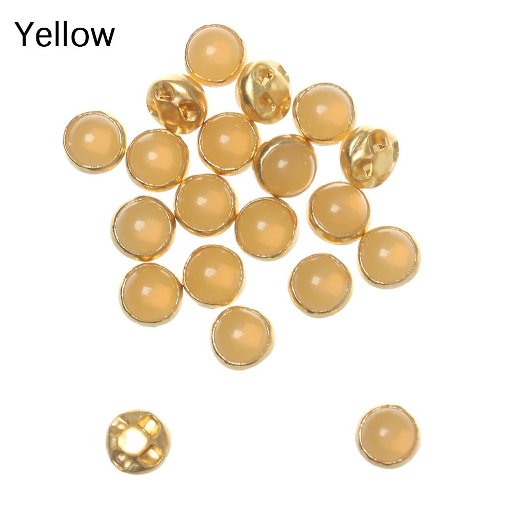 20/40pcs Mini Doll Belt Gourd Buttons for DIY Doll Clothes Metal Belt Buckle For 1/6 Dolls Trousers Buckles Sewing Accessories