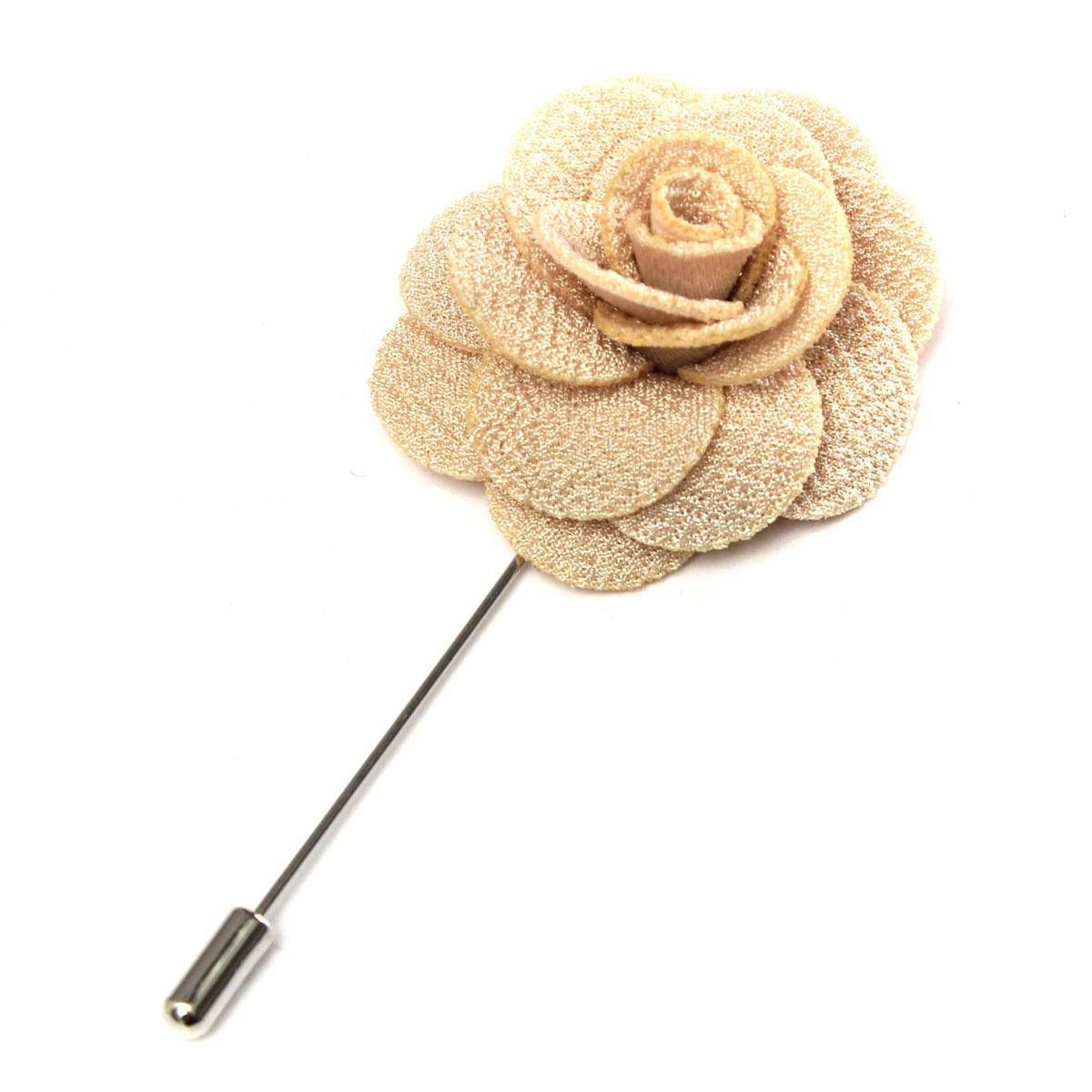 Lapel Flower Daisy Handmade Boutonniere Stick Brooch Pin Men's Accessories 7
