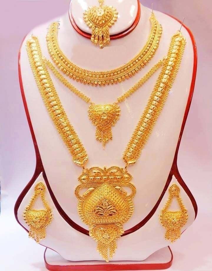 Traditional Gold Plated Necklace Set