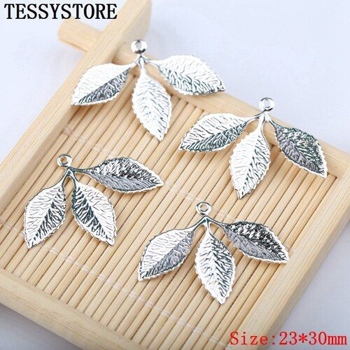 10pcs Copper Alloy Leaves Shpae Pendant Small Maple Leaves Pendants For Jewelry Making Necklace Earrings Handmade Accessories