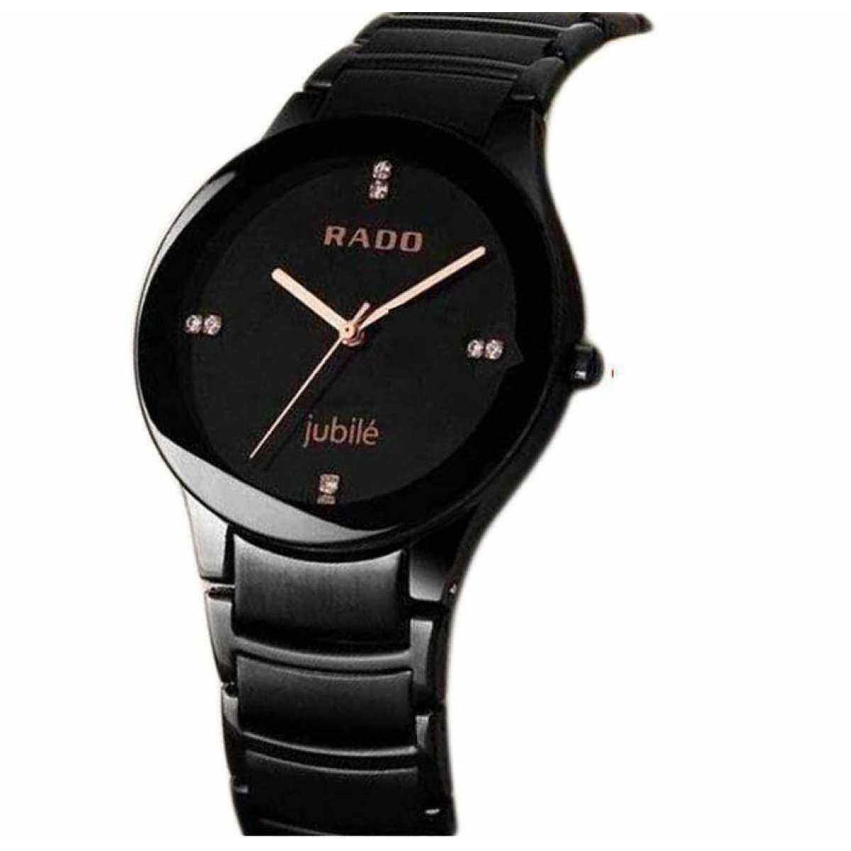 RD- All Black Analog Wrist Watch For Men