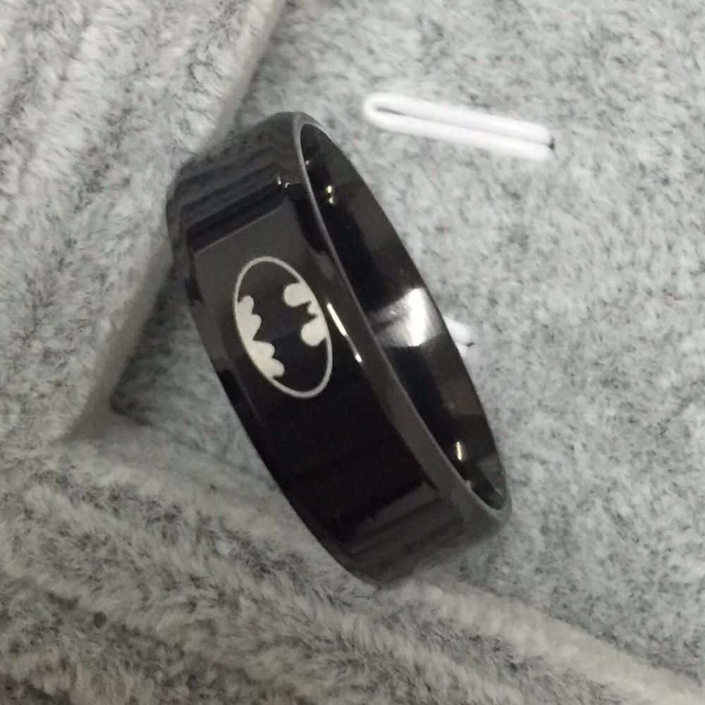 Black Batman Finger Ring for Men/Women