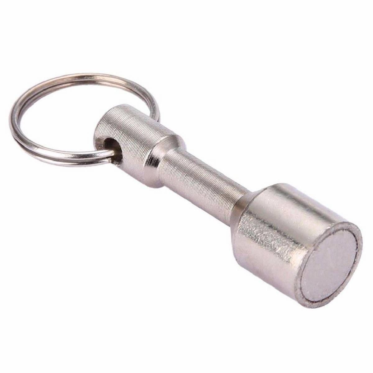 Super Strong Metal Magnet Keychain Split Pocket Hanging Holder