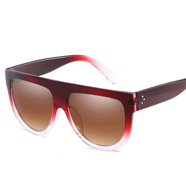 C7Newest Oversized Vintage Sunglasses Women Men Gradient Lens Driving Retro Sun Glasses Ladies Female Eyewear Shades Oculos UV400