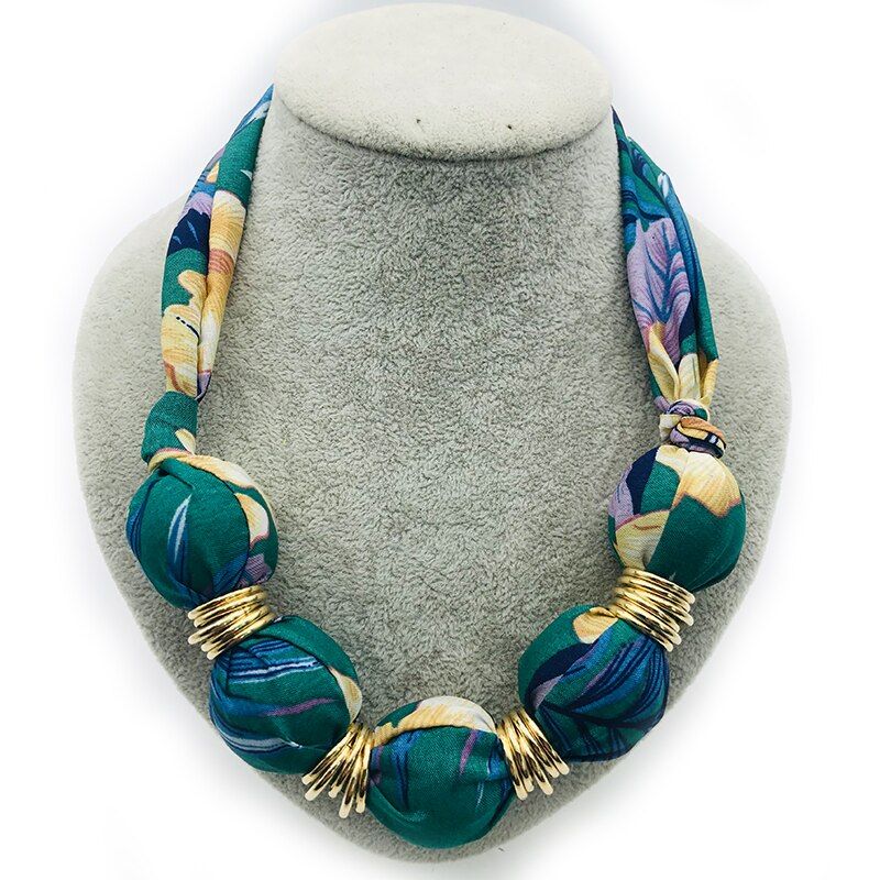 Dandie Fashionable cloth bead necklace, simple female adorn article