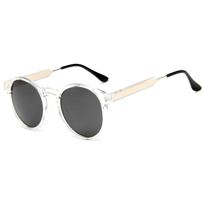 TransparentYoovos Leopard Sunglasses Women/Men 2019 Classic Round Outdoor Oculos De Sol Gafas UV400 Brand Designer Driving Sun Glasses