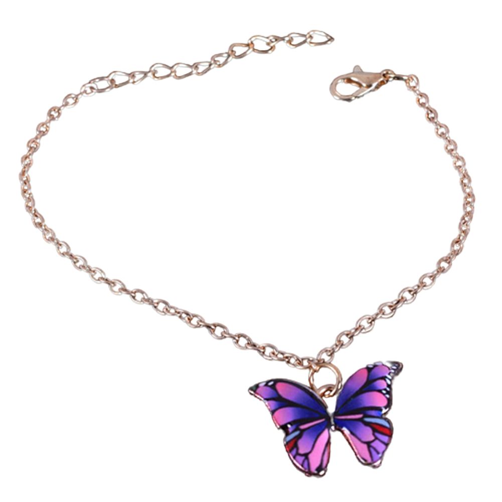 Women Multicolor Alloy Pendant Bracelet Anklet Jewelry Gift
