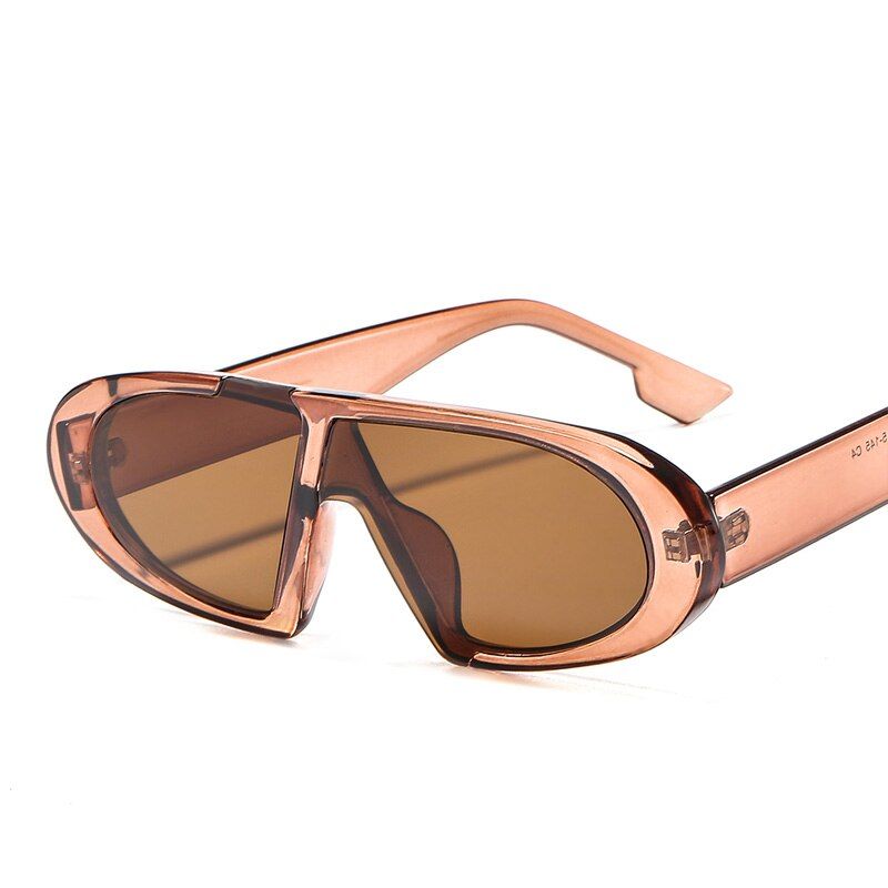 C4Brown Brown2020 Vintage Fashion Sunglasses Women Oval Small Frame Shades Sun Glasses Female Leopard Black Oculos De Sol Mujer UV400