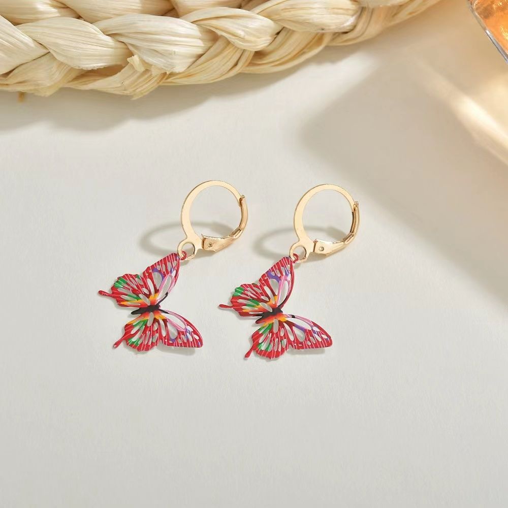 Butterfly Alloy Earring Korean My Love earrings for girls style 44